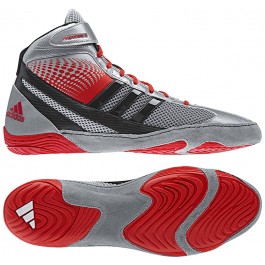 Adidas Wrestling Shoes silver-red-black - Adidas Wrestling Shoes - Adidas