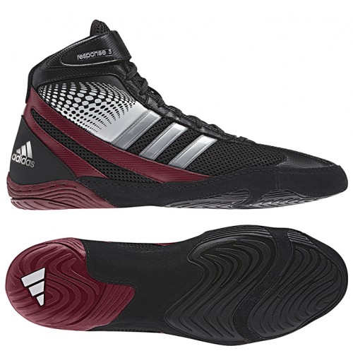 maroon wrestling shoes
